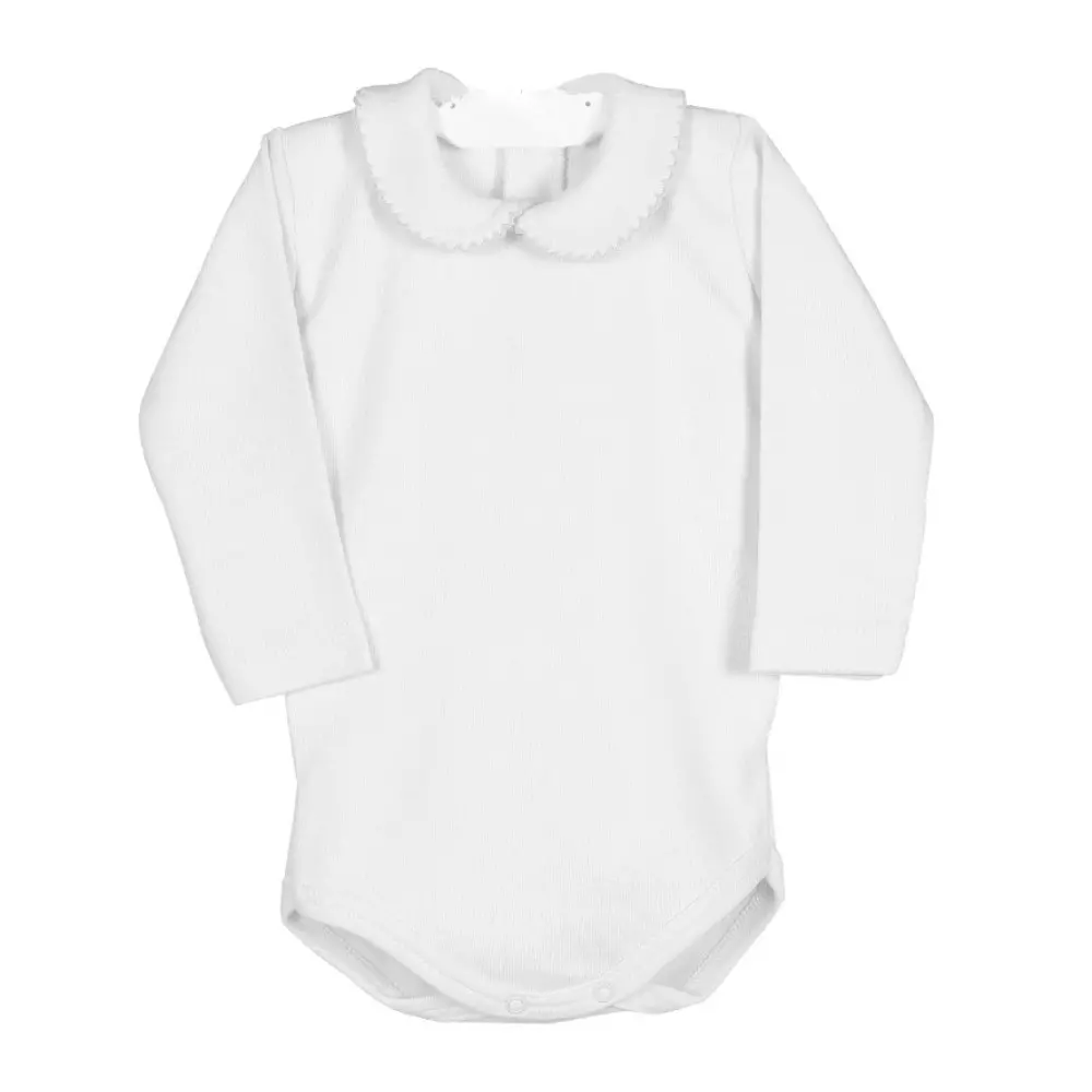 Body cuello bebe calamaro con diente de rata