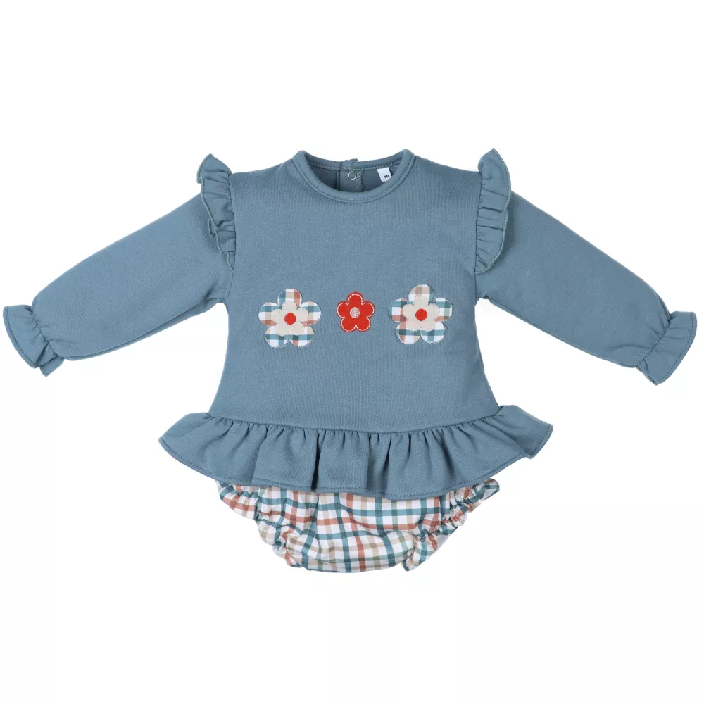 Conjunto Ranita para bebes Margaritas POPYS