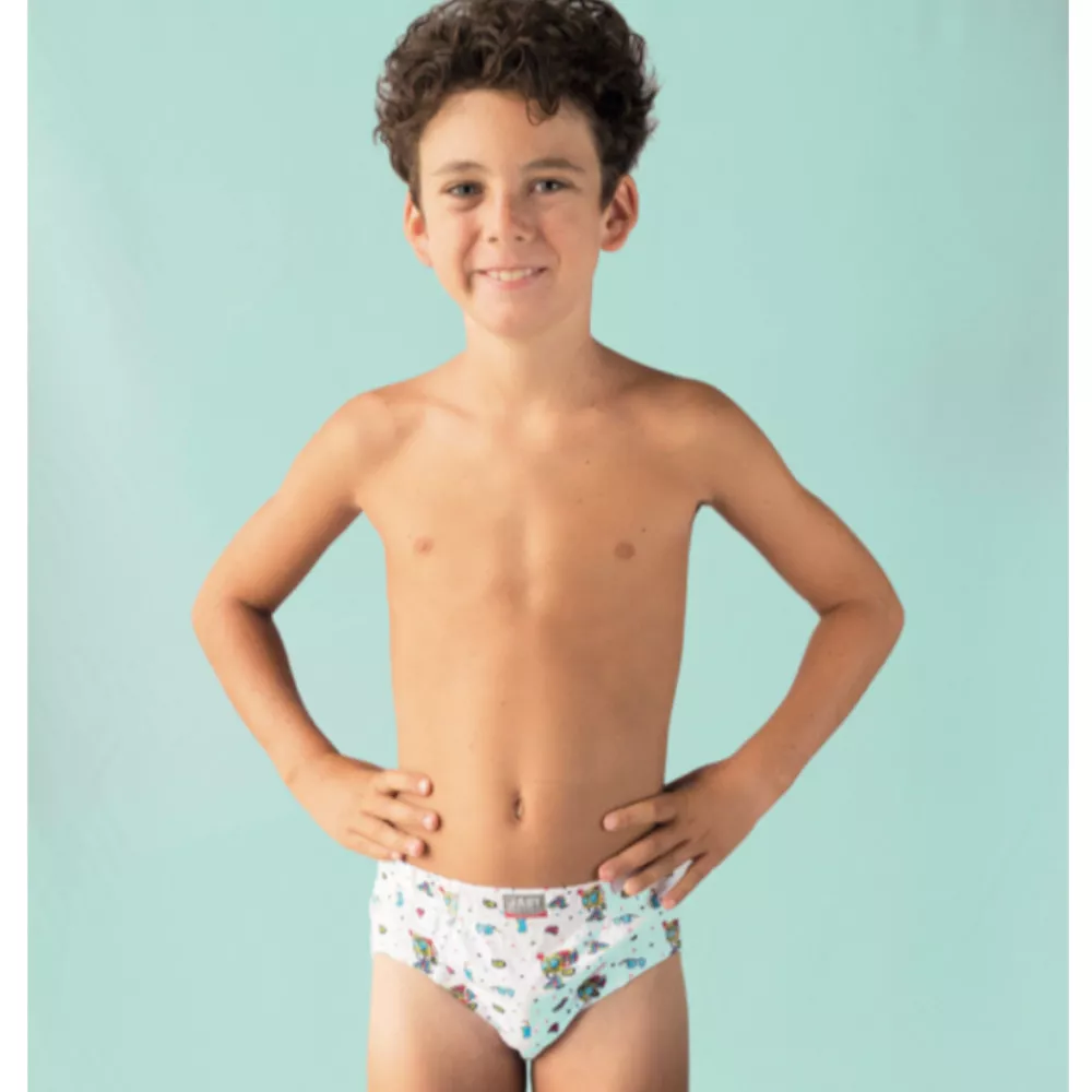 Pack 3 slip estampados jast junior ni&ntilde;o